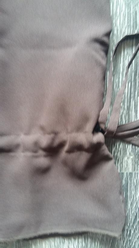 Hnedá elegantná blúzka veľ. s /m , s