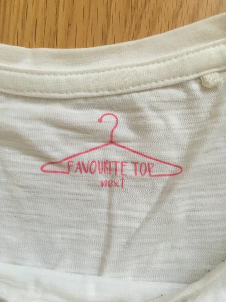Biele tričko next, next,158