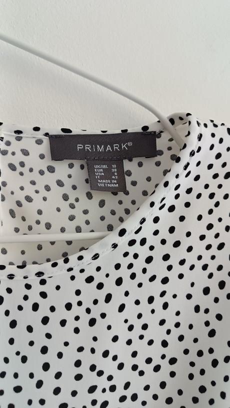 Bodkovaná blúzka, primark,38