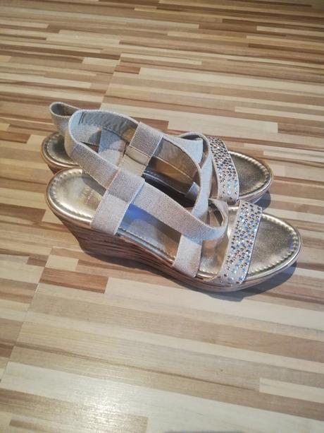 Cerutti sandalky v.40  zlate obute 2x, 40