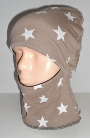 Teplá kukla / čiapka obojstranná, 62 - 158