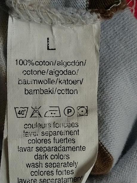 Pánske pásikavé tričko, tex casualmen, l