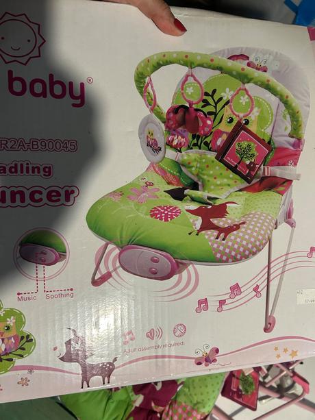 Baby bouncer lehátko,