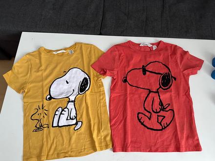H&m 122/128 snoopy trička, h&m,122