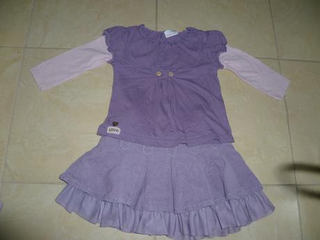 Suknička s tričkom a s bolerkom, next,80