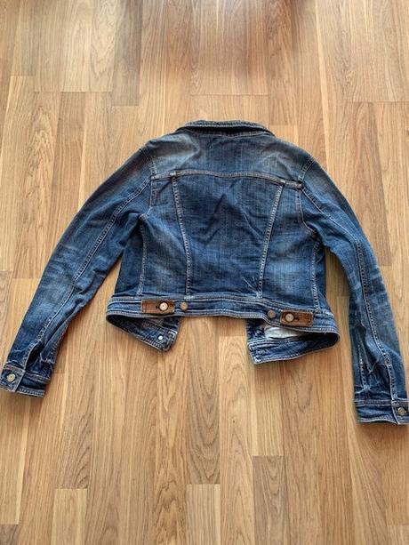 Modrá riflová bunda, xs