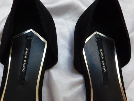 Zara basic trendy elegantne lodičky/balerinky, zara,36