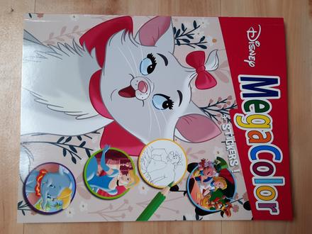 Omáľovanka vymaľovanka disney postavičky nálepky, 