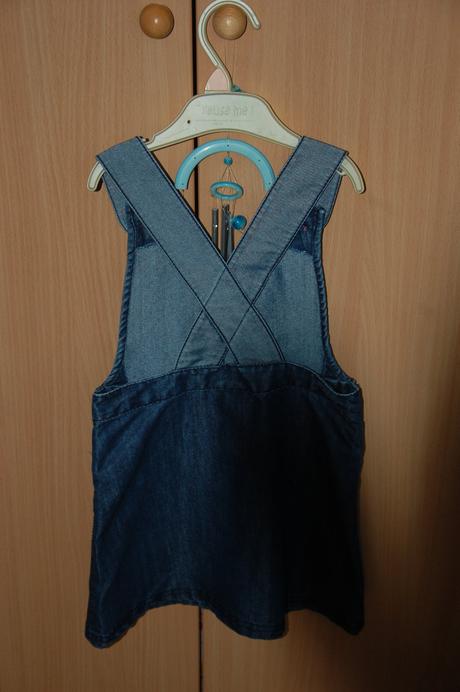 Riflová suknička s havkami, next,104