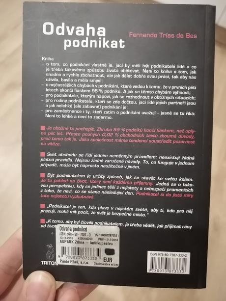 Kniha odvaha podnikat, 