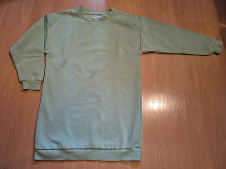 Predlžená zateplená tunika-mikinka, 146