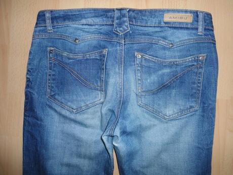 Dámske tmavomodré rifle, amisu,m