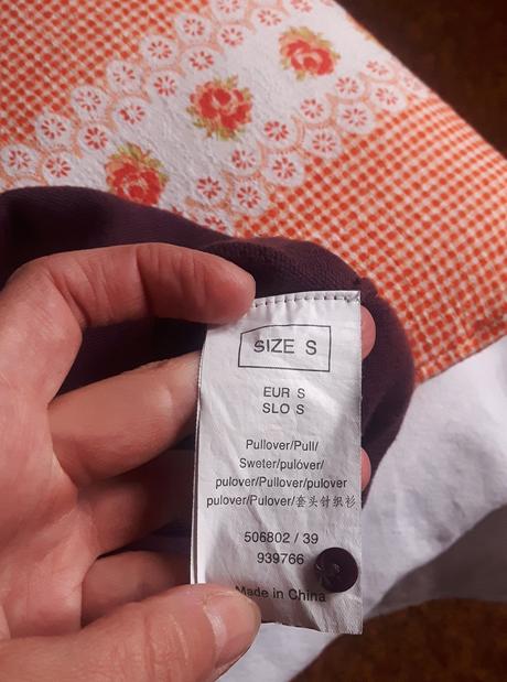 Bavlnený pulóver s krátkym rukávom, orsay,s