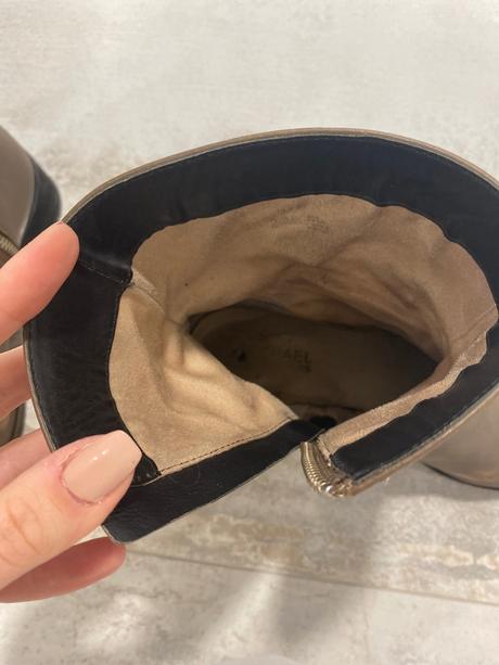 Kožená členková obuv michael kors, michael kors,38