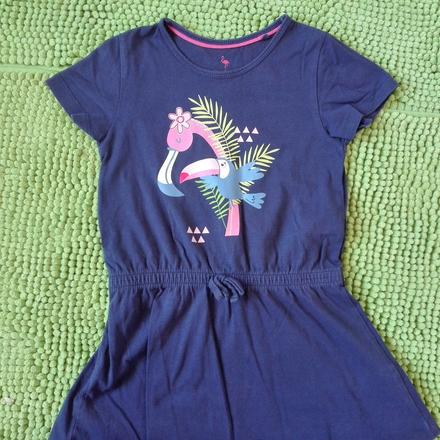 Dievčenské tričko - tunika v. 110-116, lupilu,116