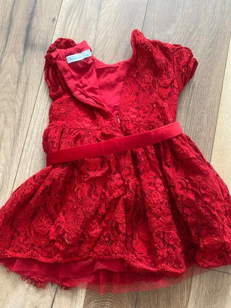 Červené šaty abel & lula, 110