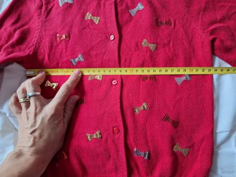 Cerveny svetrík, h&m,116