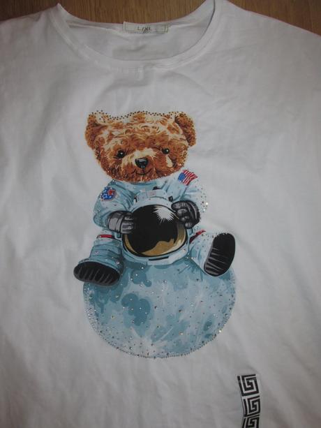 Biele tričko s macíkom v. m/l, m