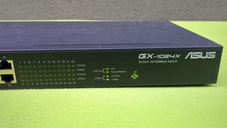 Switch asus gx-1024x 24 portový, 100 mbit, asus