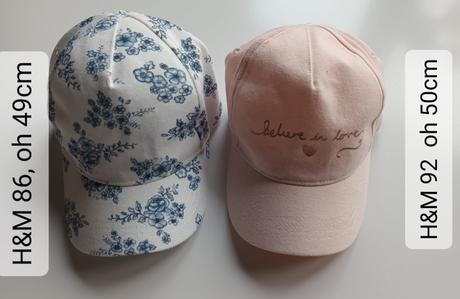 Šiltovky h&m 86 a 92, h&m,86