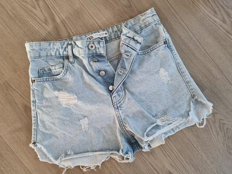 Džínsové šortky, zara,36
