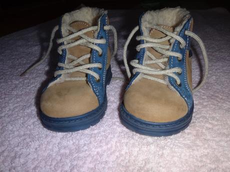 Zimné kožené topánky nové, 19