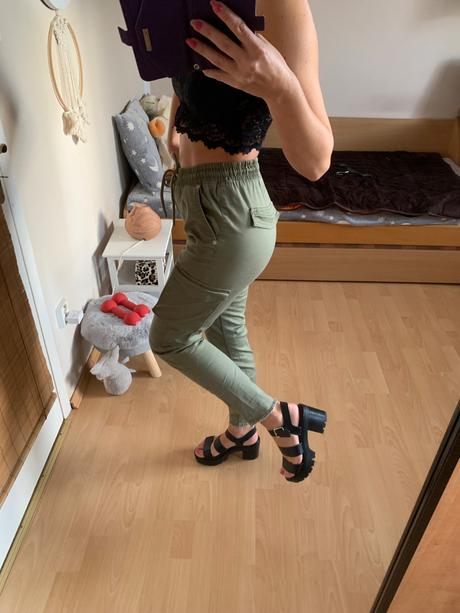 Army nohavice, fishbone,s