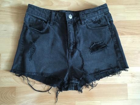 Šortky s vysokým pasom, h&m,36