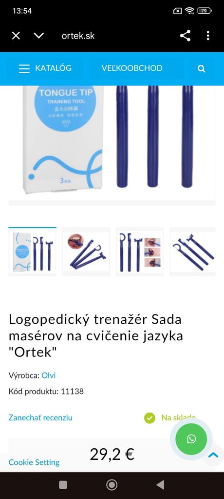 Logopedicky trenažér, 