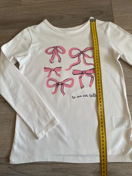 Tričko h&m mašličky 122/128, h&m,128
