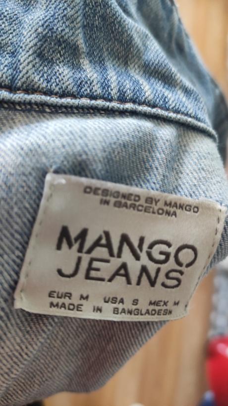 Prechodná riflova bunda mango, mango,m