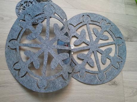 Plstená podložka pod hrniec a poháre, 