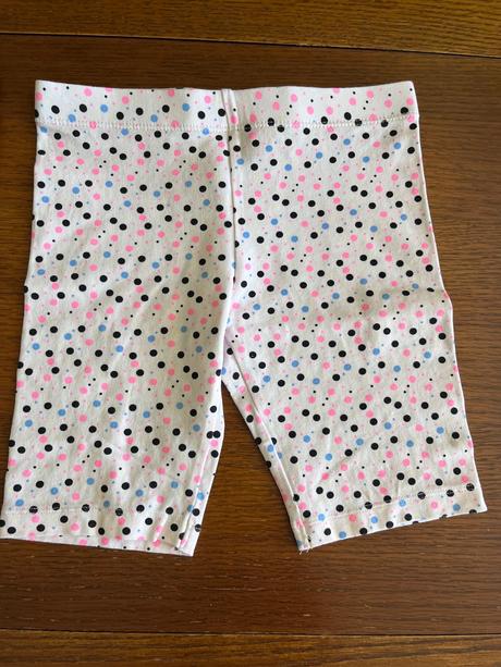 Farebné krátke legínky - trojset, kids,128