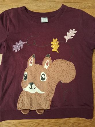 Mikina s veveričkou, lindex,122