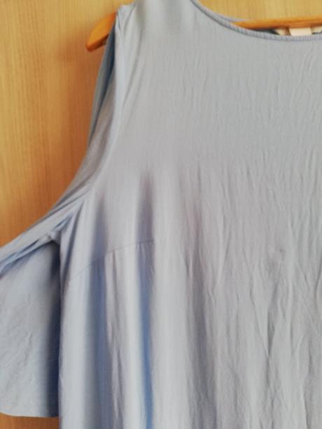 Modré šaty, h&m,44