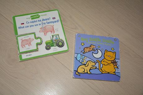 Knižky pre najmenších v angličtine 2ks, 