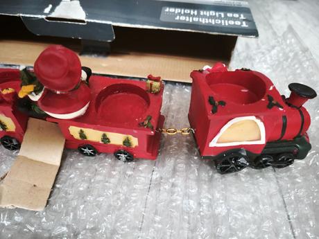 Adventný veniec - vláčik,