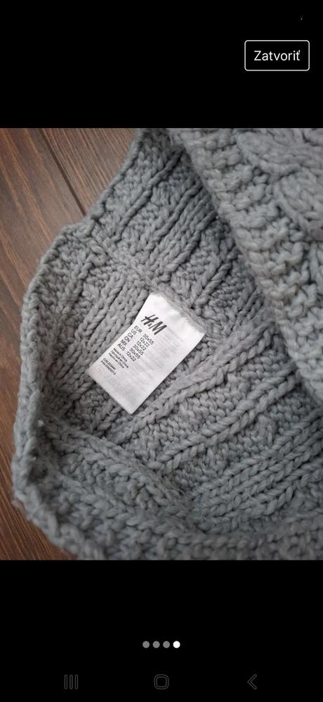 Dievčenská čiapka a nákrčník h&m, h&m,110