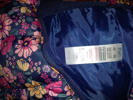 Zimný overal pre dievčatko, f&f,74