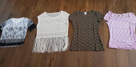 Čipkované tričká, s