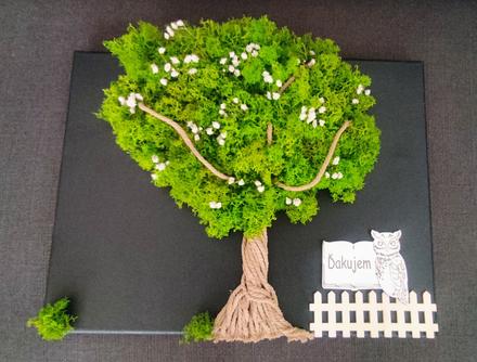 Deň učiteľov, machový obraz, 