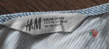 Letné šaty, h&m,134