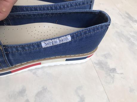 Riflové espadrilky sergio bardi, 40