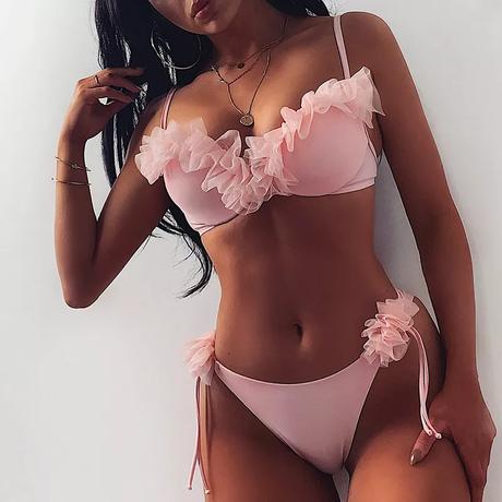 Plavky s kvetinami, l / m / s / xl