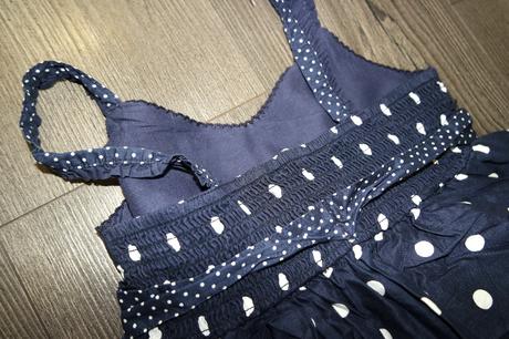H&m bodkované šaty, v. 128/7-8y, h&m,128