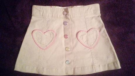 Sukna so srdcovymi vreckami, h&m,98