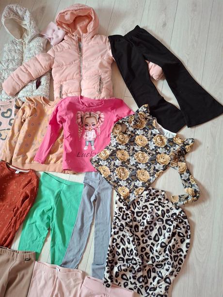Predám balík letno-jesenného oblečenia pre dievča, 104–116