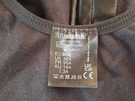 Pooperačná kompresívna podprsenka lipoelastic, 80a
