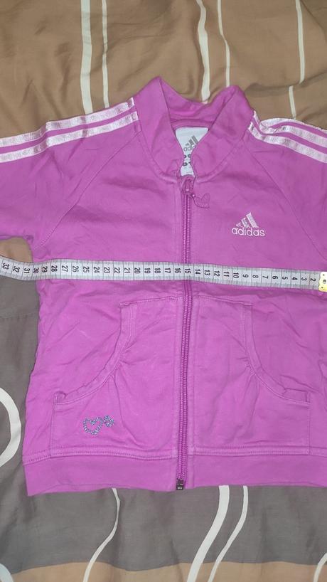 Dievčenská tepláková mikina, adidas,86