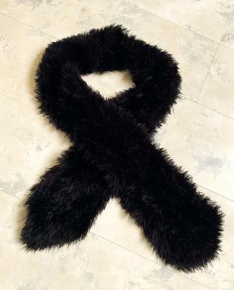 Luxusná kožušina prehoz na šaty, 